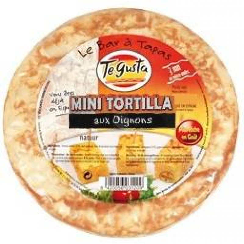 Mini tortilla oignons 200g