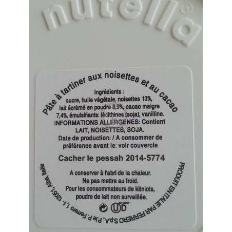 Nutella  - 750g - KLP - 22